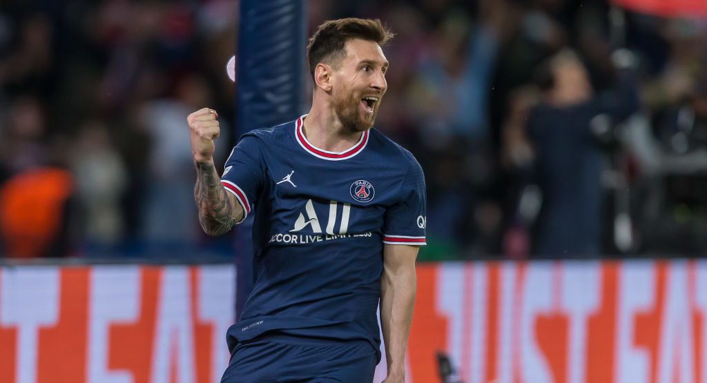 With assistance from Mbappé: This was Lionel Messi's first goal in Ligue 1 with PSG