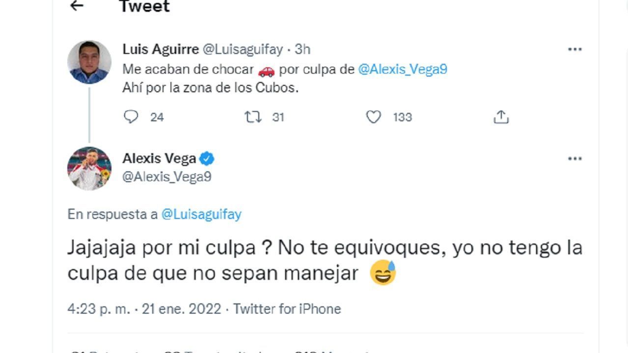 Alexis Vega accused of car accident the footballer replies they