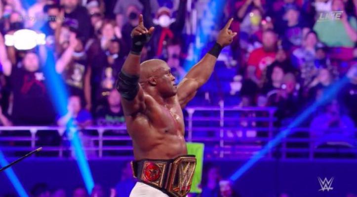 Bobby Lashley wins the WWE Championship at Royal Rumble 2022