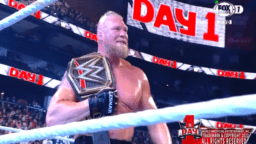 Brock Lesnar wins WWE Championship on Day 1