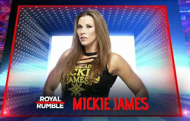 Former WWE Champion talks about Mickie James at Royal Rumble