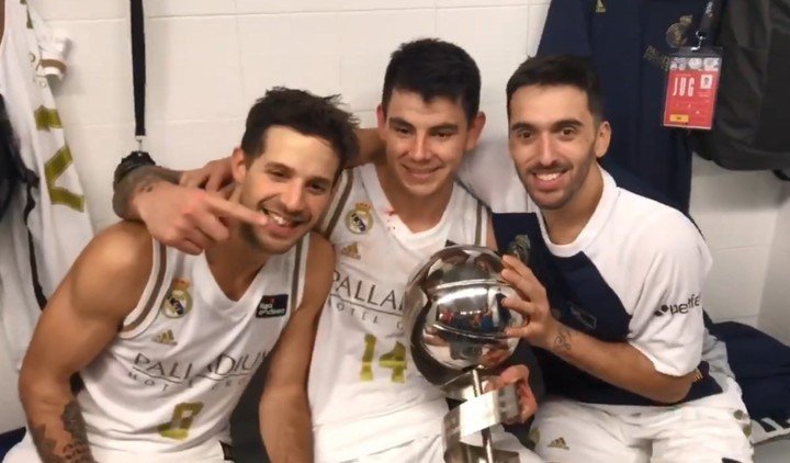 Laprovittola, Deck and Campazzo, champions of the Spanish Super Cup.