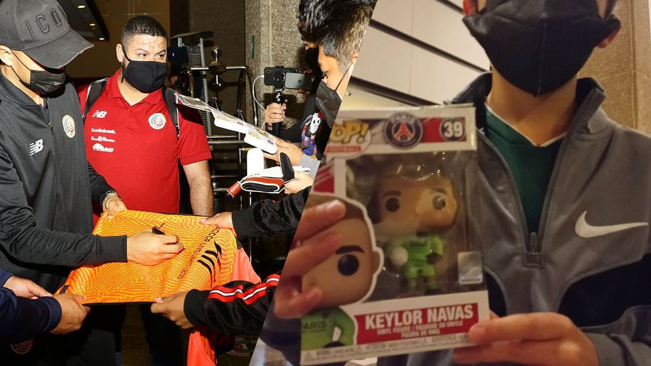 Keylor fulfilled a dream for a Mexican boy who waited