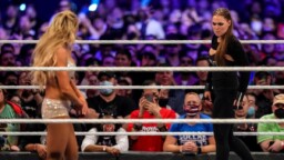 Ronda Rousey would face Charlotte Flair at WrestleMania 38