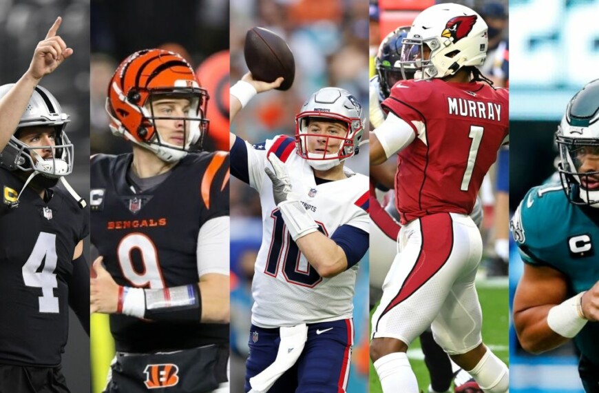 The five debuting quarterbacks in the 2021 NFL playoffs
