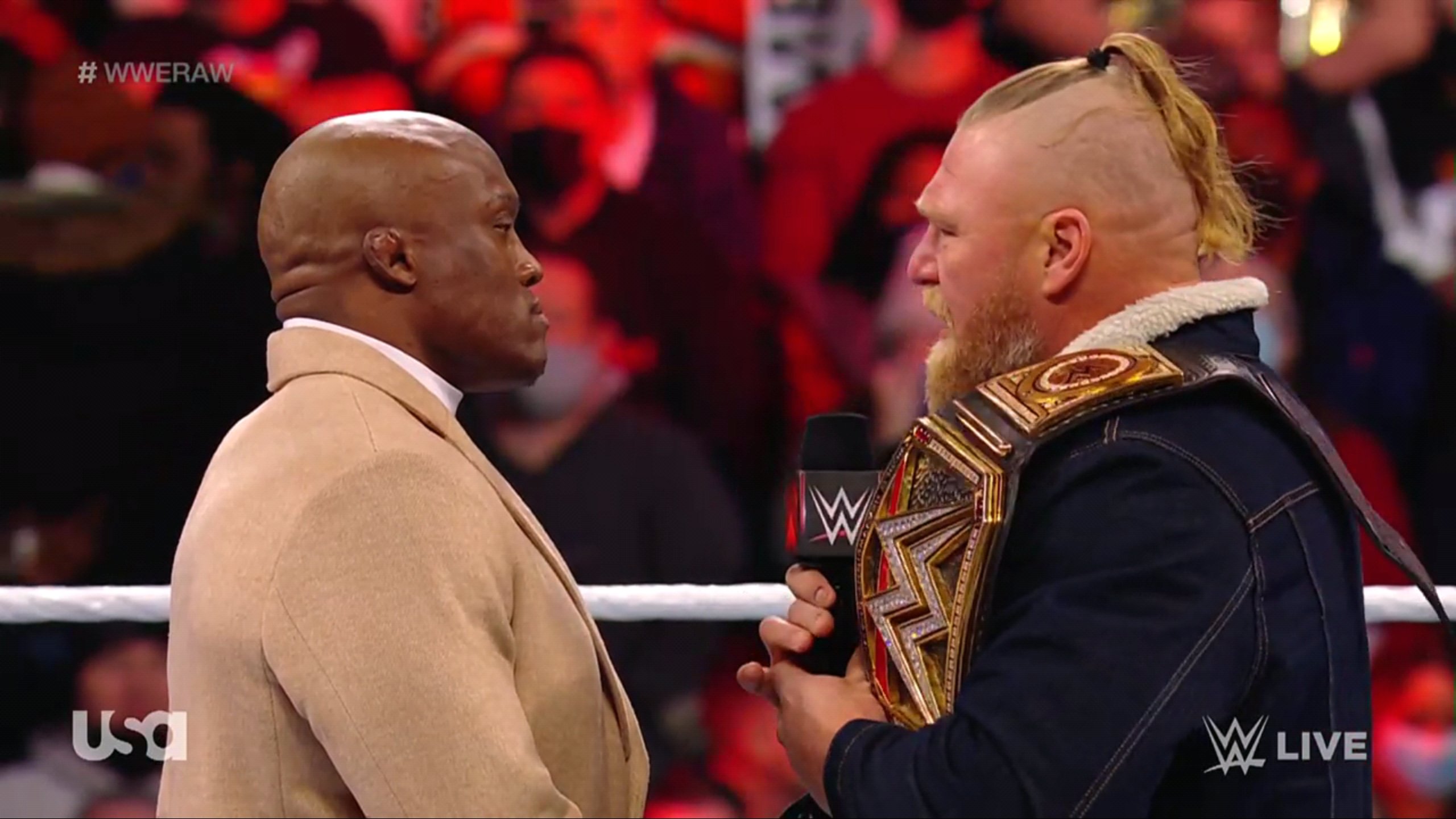 WWE Raw rating drops despite confrontation between Lesnar and Lashley