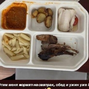 Strong complaint about the food at the Winter Olympics: "I can see my bones"