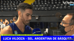 Luca Vildoza's confession for his return to the Argentine basketball team