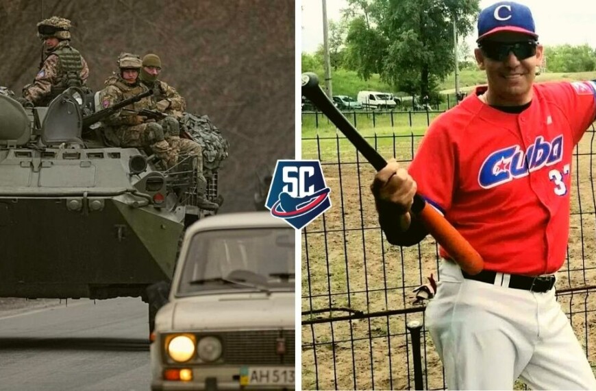 Cuban baseball player in Ukraine sought refuge with his family amid the bombing of Kiev