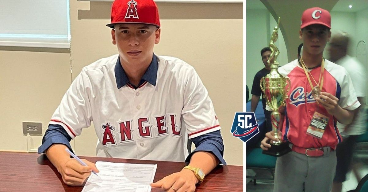 From the Cuba Team to sign with the Angels and