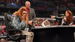 Lita and Becky Lynch sign the contract for their title match on WWE RAW