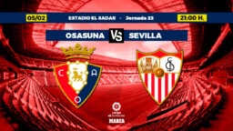 Osasuna - Sevilla FC live |  Santander League |  Mark