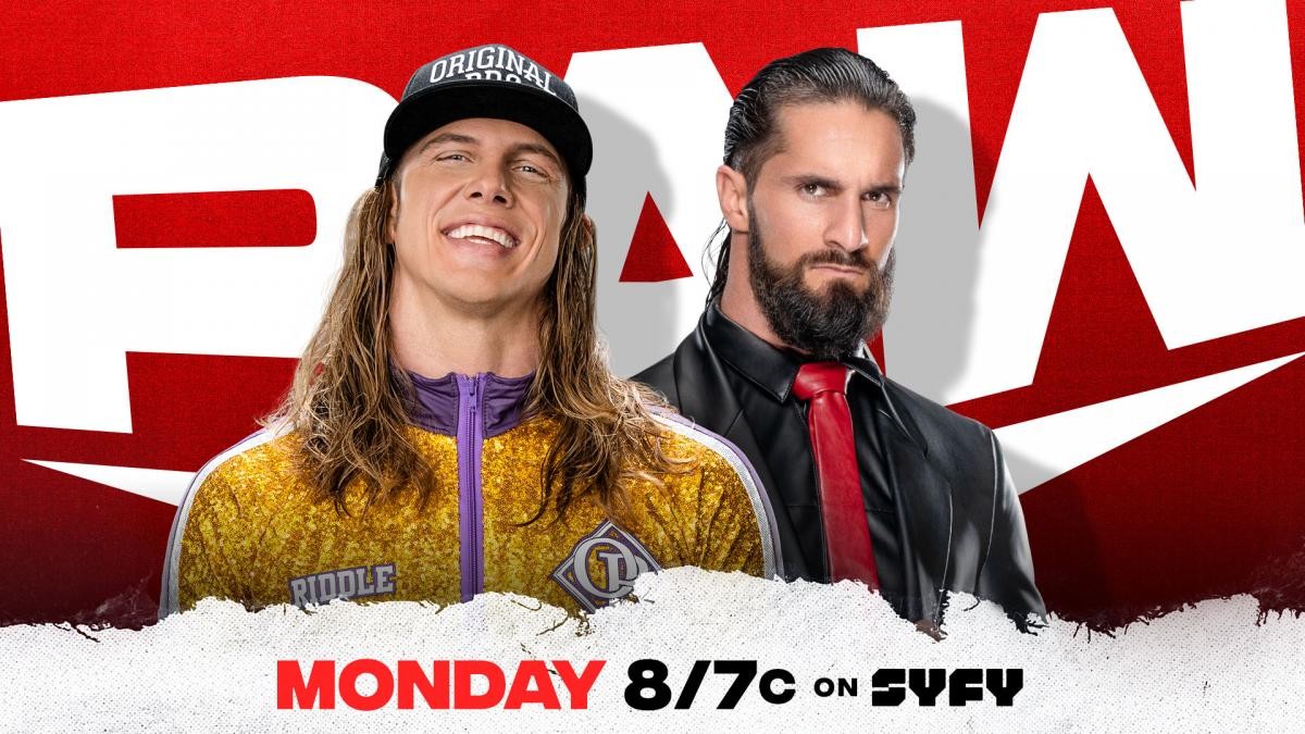 Riddle and Seth Rollins will face each other on Monday