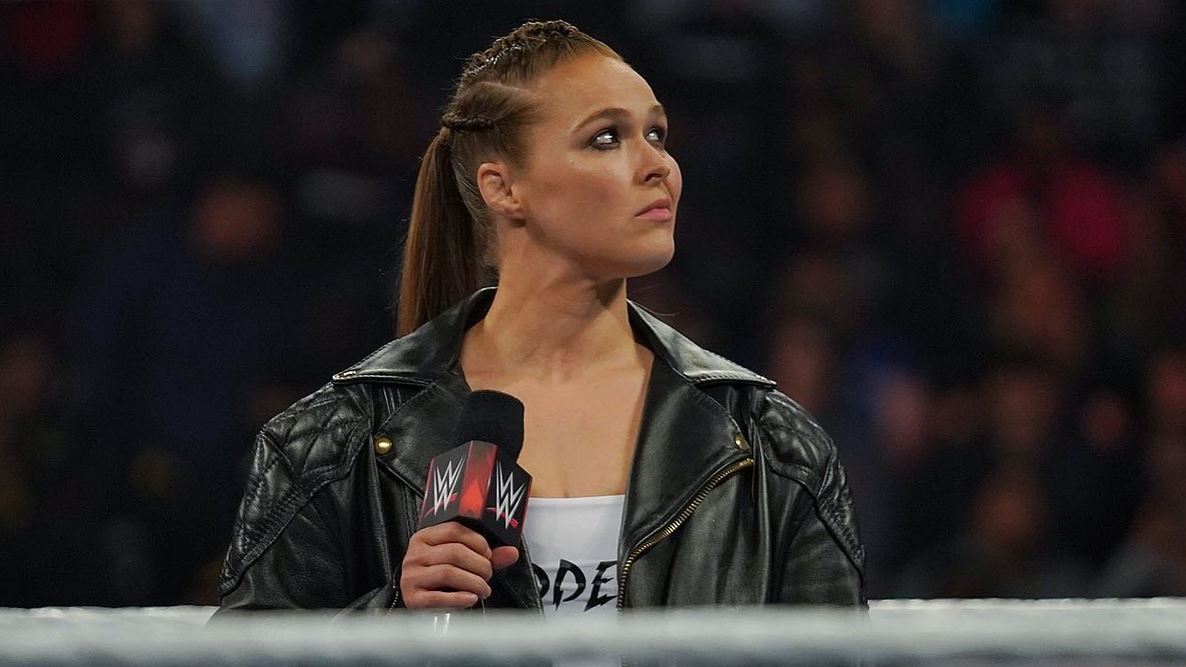 Ronda Rousey on the January 31, 2022 episode of Raw - WWE