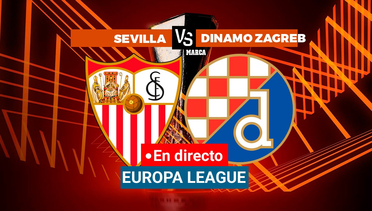Seville Dinamo Zagreb live Martials goal Europa League