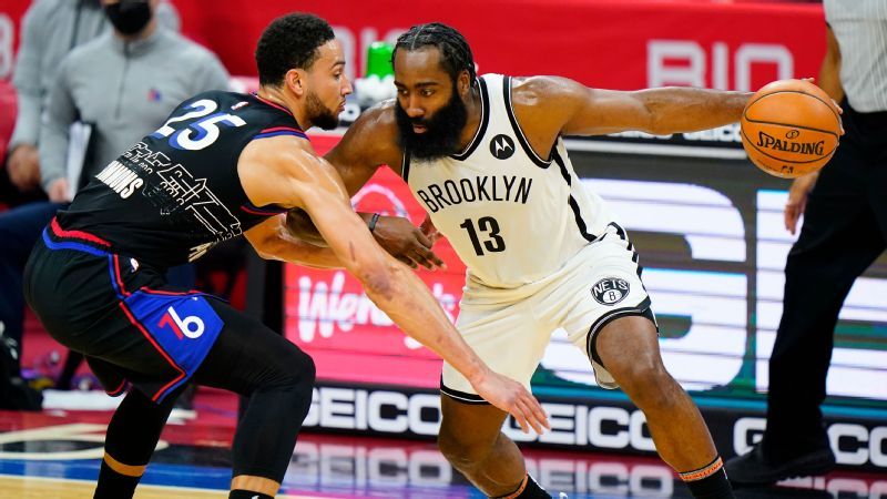 Sources Nets trade Harden to 76ers for Simmons