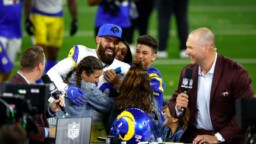 Super Bowl LVI. Eric Weddle went from coaching kids to winning the NFL