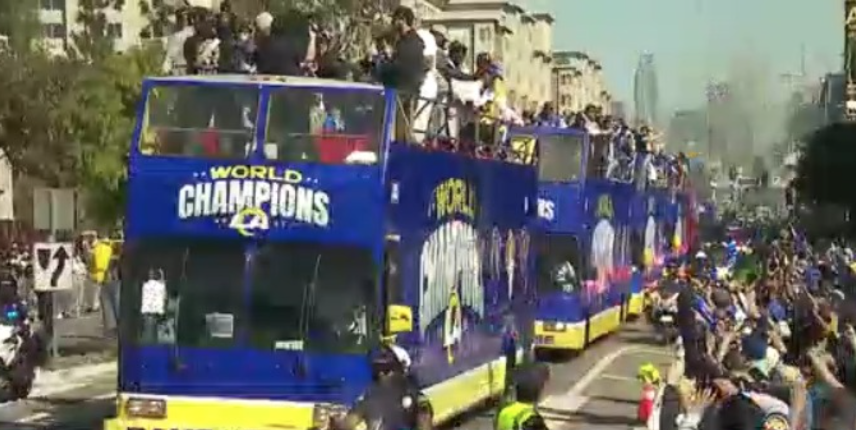 The Rams caravan of champions puts on the big party
