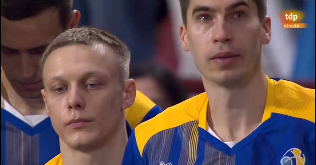 The tears of the Ukrainian players in the minute of