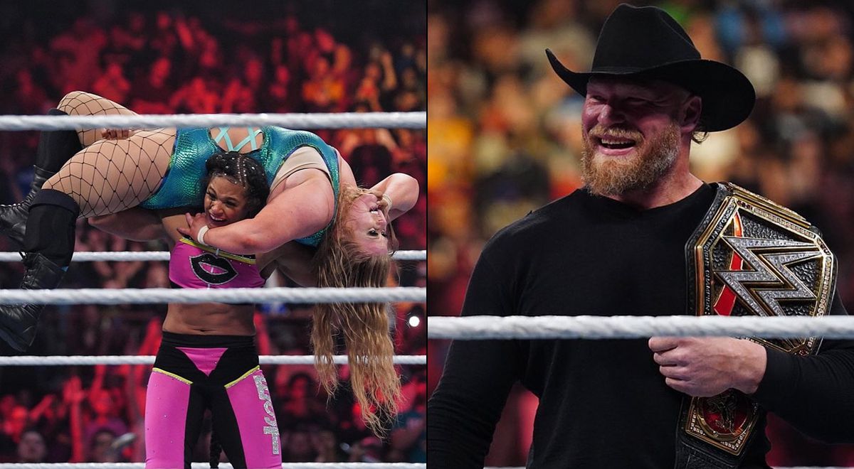 WWE RAW Bianca Belair surprises Becky Lynch and Brock Lesnar