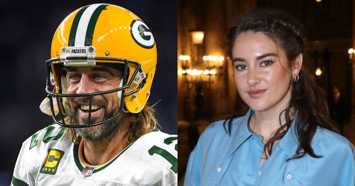 Why do fans think Aaron Rodgers hinted at Shailene Woodleys