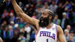 In his debut with the Sixers, Harden gave the Wolves hair and a beard