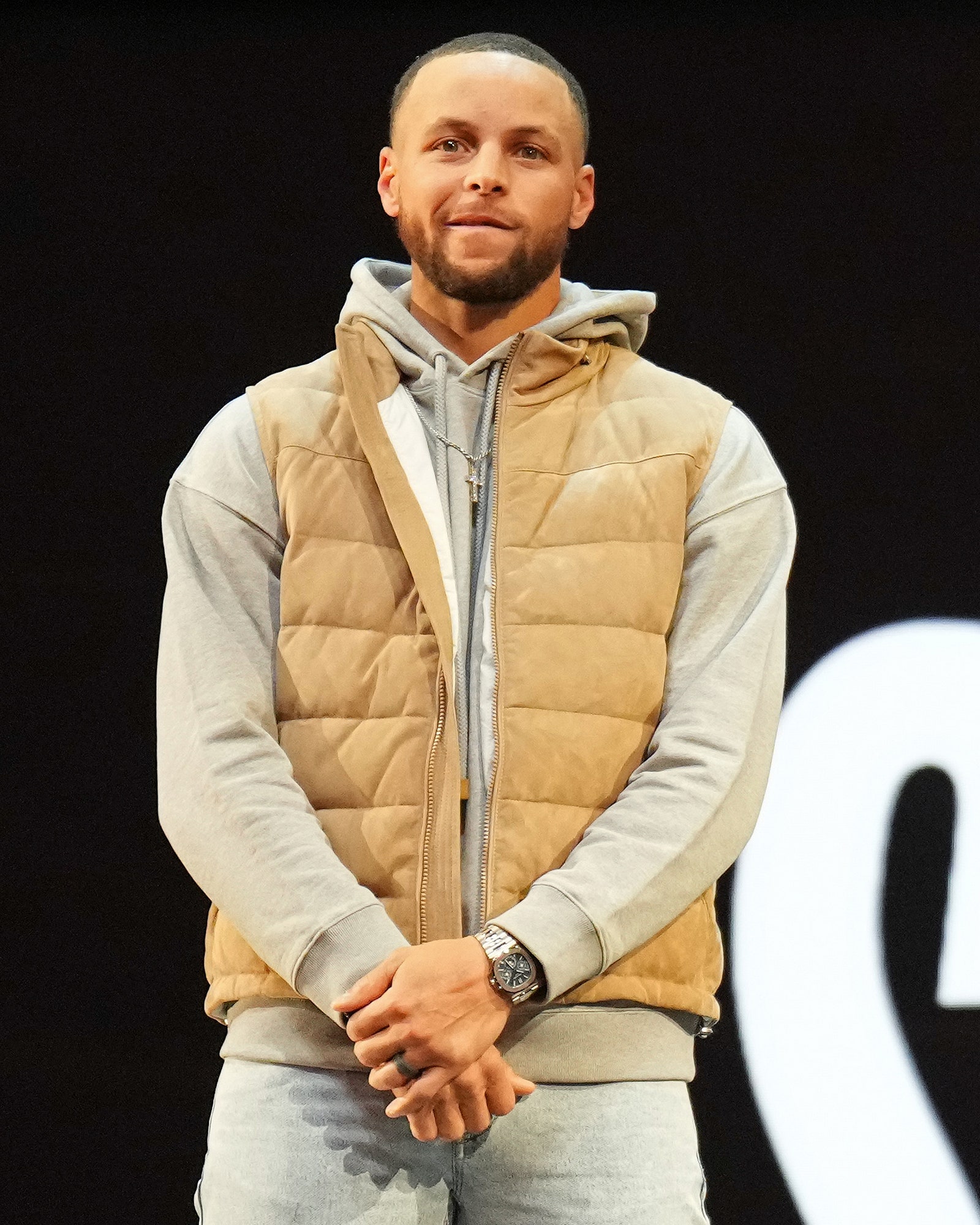 Basketball player Stephen Curry with Patek Philippe Nautilus watch