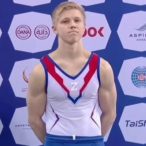 The striking explanation given by the Russian gymnast for wearing the Z on his chest