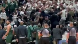 Brawl breaks out at college basketball championship in Rhode Island