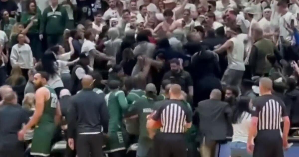 1646972897 Brawl breaks out at college basketball championship in Rhode Island