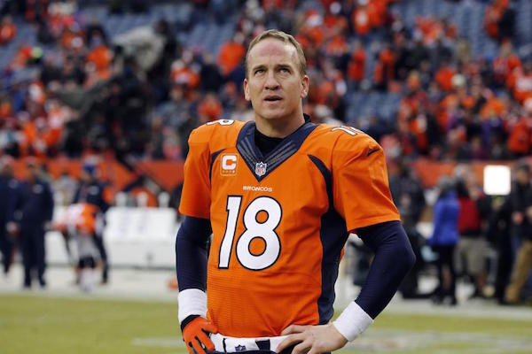 Peyton Manning with the Broncos