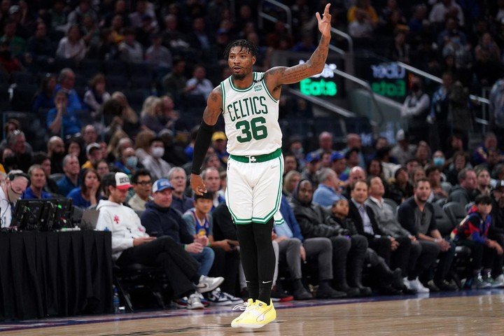 Marcus Smart against Golden State Warriors (Photo: REUTERS).
