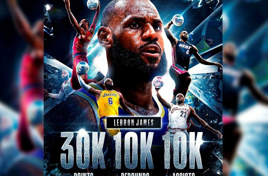 The historic LeBron James: more than 30,000 points, 10,000 rebounds and 10,000 assists