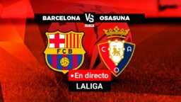 Barcelona - Osasuna, live |  Santander League |  Brand