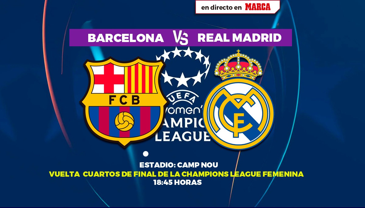 Barcelona Womens Real Madrid live Champions League today