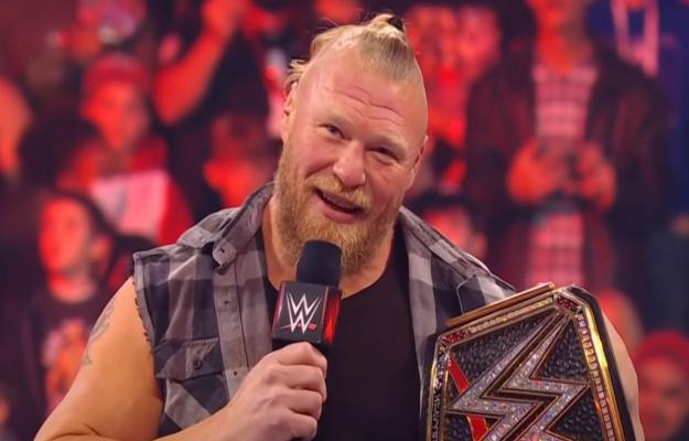 Brock Lesnar breaks his character to praise Roman Reigns