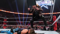 Edge attacks AJ Styles on WWE Raw