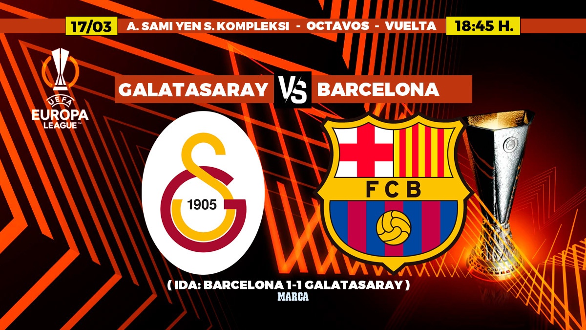Galatasaray Barcelona live Europa League today live
