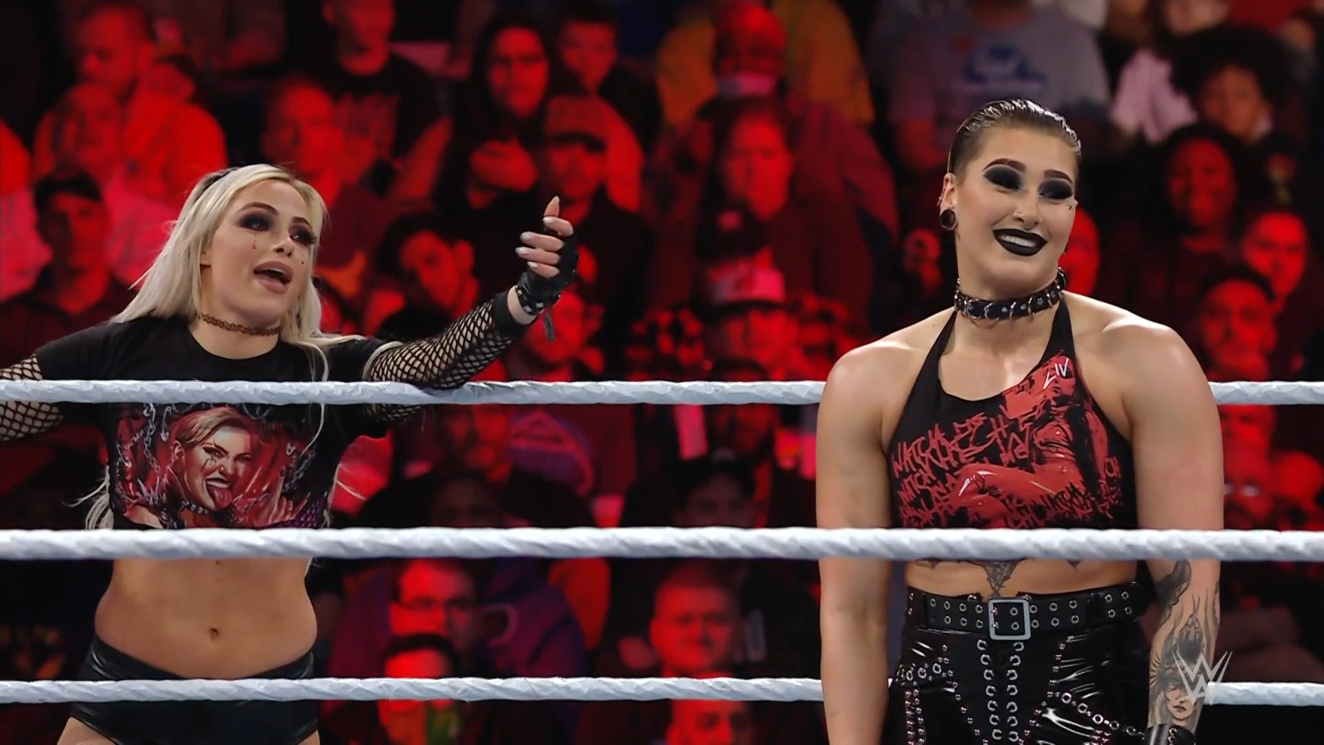 Rhea Ripley and Liv Morgan - WWE Raw March 7, 2022