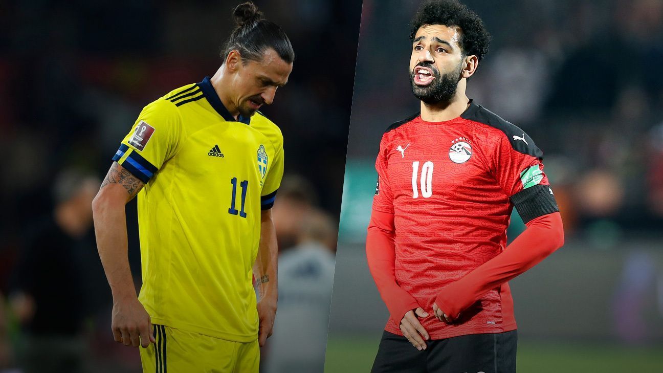 Qatar 2022 Zlatan Ibrahimovic and Mohamed Salah lead the absent