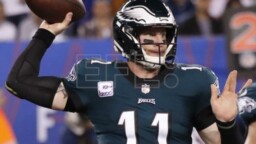 Quarterback Carson Wentz joins the Commanders from the Colts