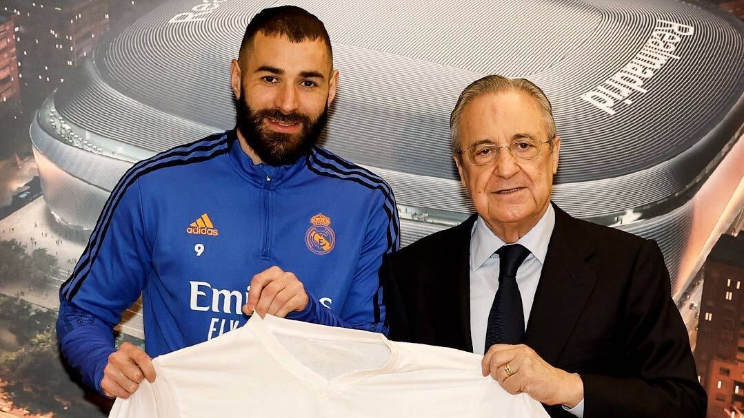 Real Madrid distinguishes Benzema as its third top scorer