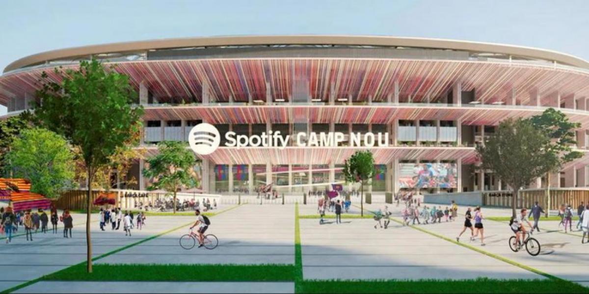 Spotify will name the Camp Nou for 12 seasons