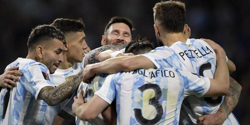 With one from Messi Argentina thrashed Venezuela and stretched its