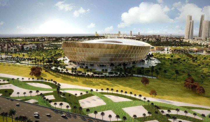 Lusail Stadium, where the World Cup final will be played, also in Doha.