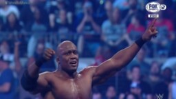 Bobby Lashley defeats Omos at WWE WrestleMania 38