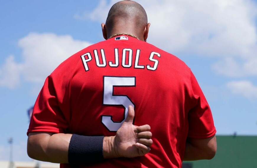 Pujols will start for the 22nd time on opening day