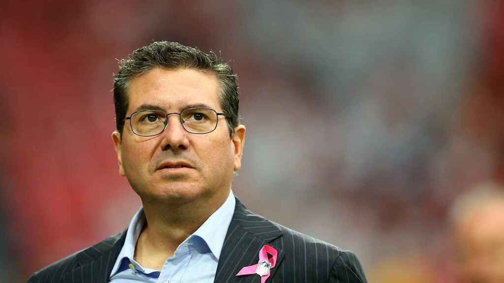 Daniel Snyder, owner of the NFL's Washington Football Team, before a game.
