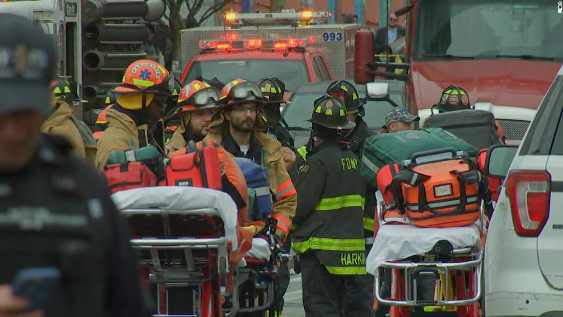 1649794812 Subway shooting in Brooklyn New York several injured authorities say