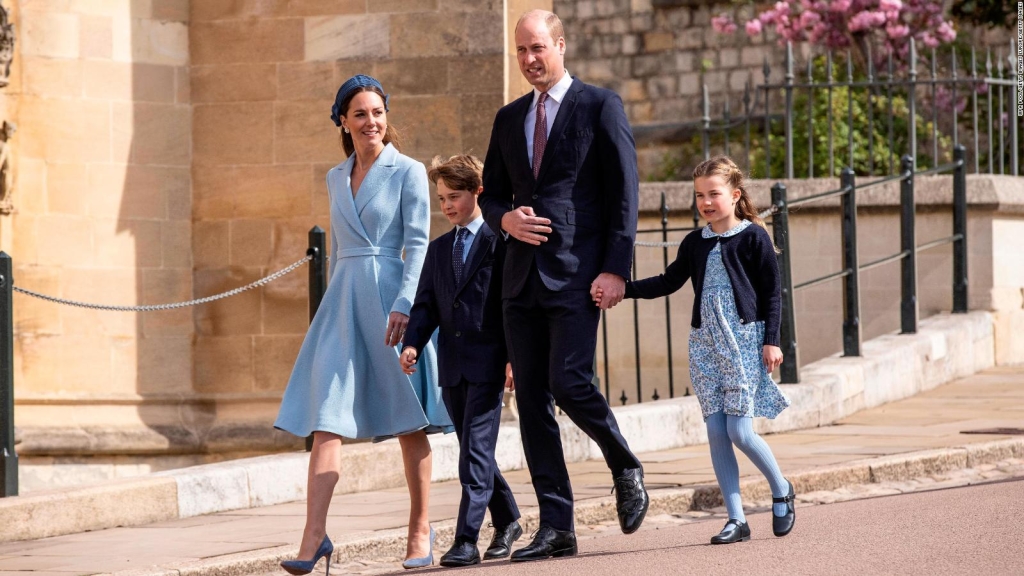 William and Kate celebrate Easter mass without Queen Elizabeth II